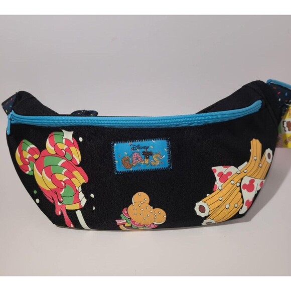 Disney EATS 2024 Crossbody Belt Bag for Adults Lollipop, Burger, Churros Zip NWT - Picture 1 of 3